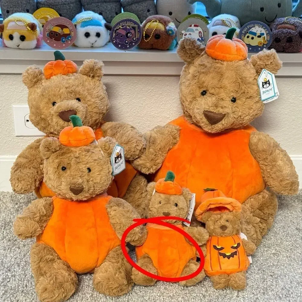 Clothes only‼️jellycat tiny bartholomew bear pumpkin clothes